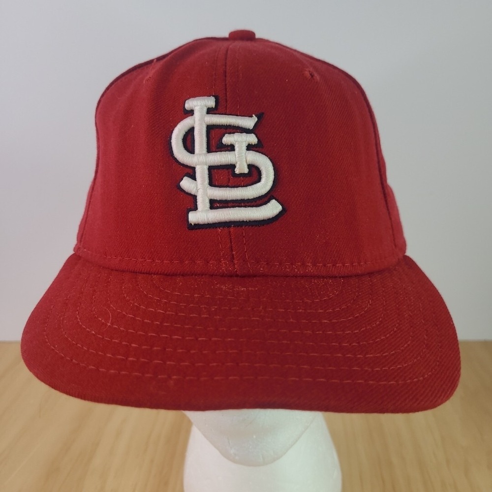 Mens New Era Red St. Louis Cardinals Batting Practice 59FIFTY Fitted Hat‎ 7 1/4